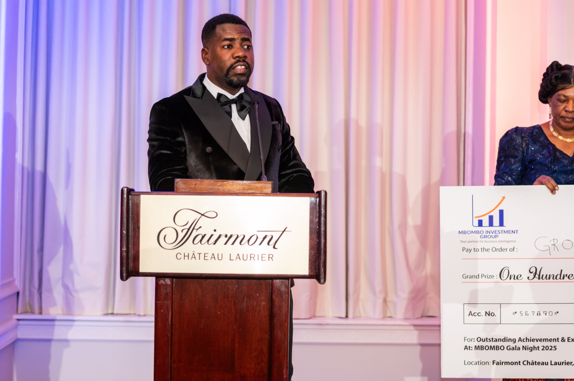 MBOMBO Gala Night 2025 — Outstanding Achievement & Excellence award presentation