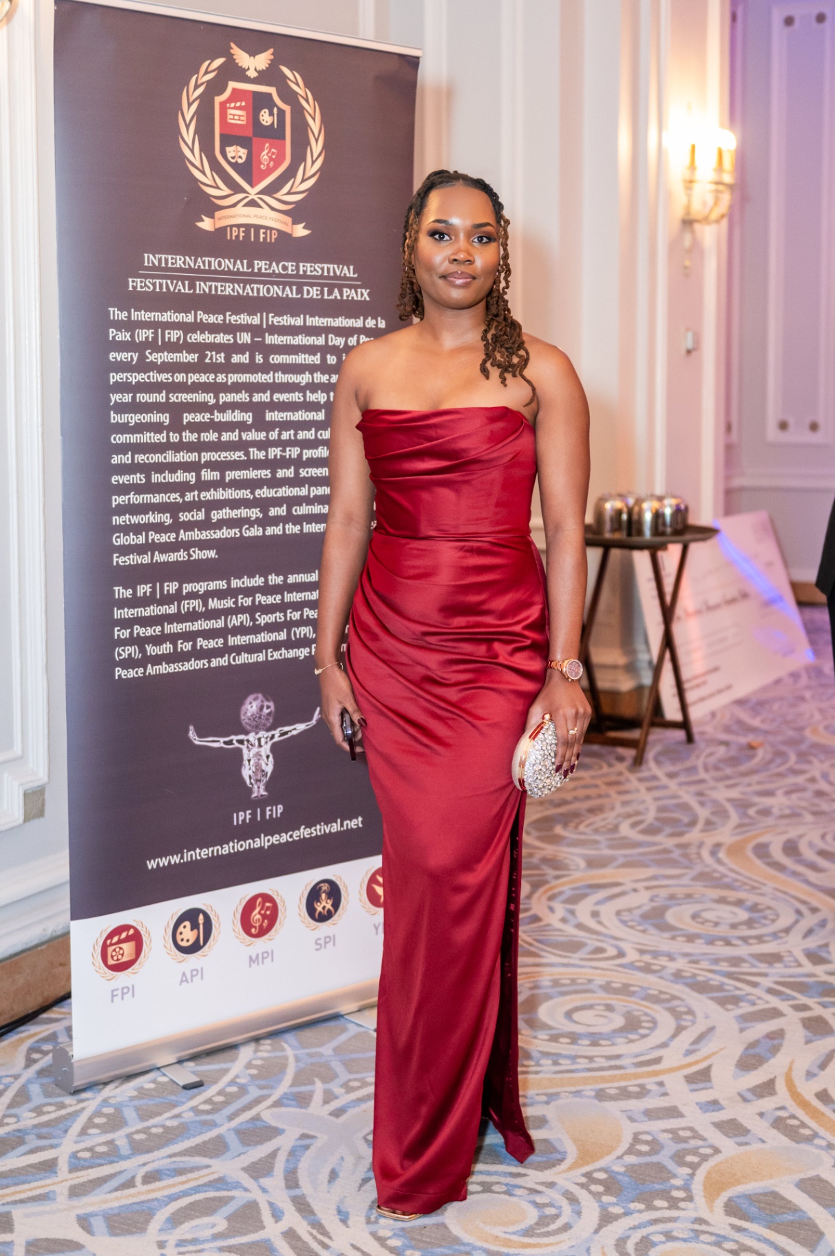 Portrait from the networking reception at the gala